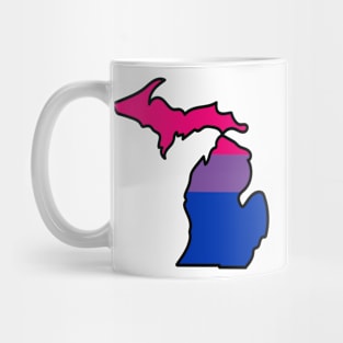 Michigan Bisexual Pride Flag Mug